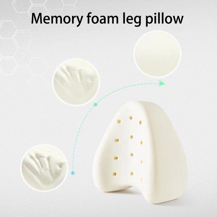 Cuscino per gambe in cotone con memoria del corpo Dormire Sciatica ortopedica Articolazione dell'anca posteriore per alleviare il dolore, Heart White Inner, Heart Blue Inner