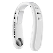 F63 Ventilatore a collo sospeso con raffreddamento a semiconduttore USB Mini ventilatore esterno silenzioso, F63 White, F63 Blue