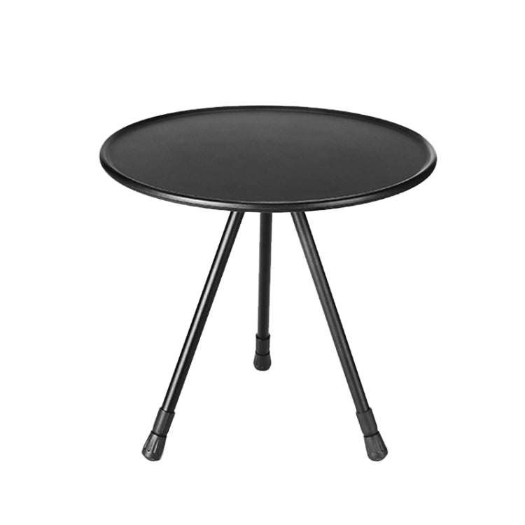 Tavolo da campeggio sollevabile portatile pieghevole in lega di alluminio per esterni, Black, Wood Color