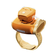 Bambini Spaceship Cartoon Watch Fan Proiezione USB Ventilatore da polso portatile senza lama, Spaceship(Orange), Spaceship(Blue), Spaceship(Pink)