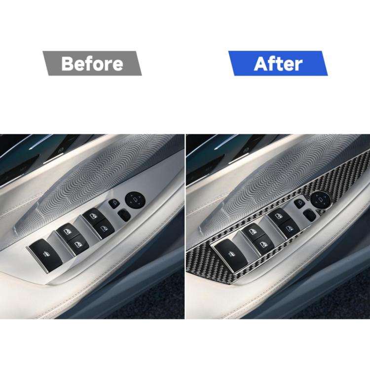 Per BMW Serie 8 G14 2019-2024 2 pezzi/set adesivi per sollevamento vetri convertibili con guida a sinistra, Left-hand Drive