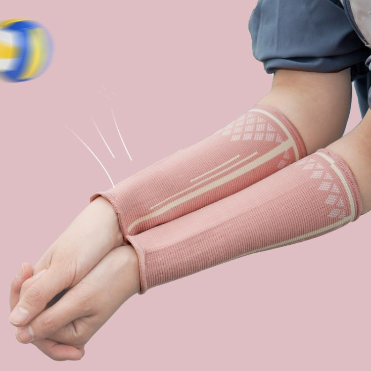 1 paio di protezioni da polso per protezioni da pallavolo Protezioni per braccia estese sportive, dimensioni:, S (Pink), M (Pink), L (Pink), S (Black), M (Black), L (Black)