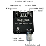 Mini modulo audio Bluetooth 5.1 con amplificatore digitale stereo