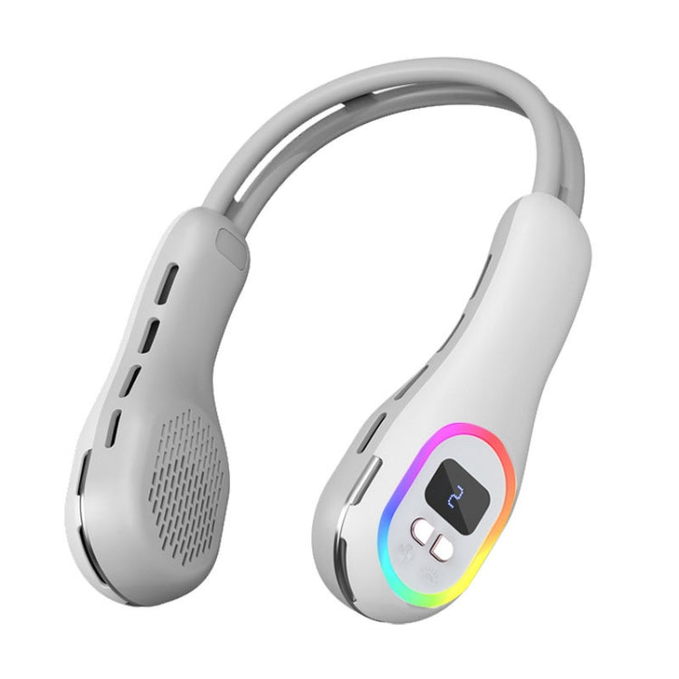 Ventilatore portatile da collo USB S57 con luce RGB