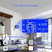 Sensore di temperatura e umidità Tuya WIFI con display LCD da 2,9 pollici, specifiche:, Only Sensor, With Sensing Line