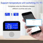 Sensore temperatura e umidità Tuya WiFi con display LCD 2,9"