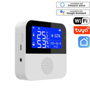 Sensore di temperatura e umidità Tuya WIFI con display LCD da 2,9 pollici, specifiche:, Only Sensor, With Sensing Line