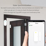 Tuya WiFi Sensore magnetico porta Collegamento intelligente remoto Porte Windows Switch Anti-allarme APP Promemoria allarme, Tuya Door Magnetic Sensor