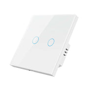 Tuya ZigBee Zero Firewire Touch Wall Telecomando Interruttore Controllo della luce Interruttore vocale Spina europea, Stile:, 1 Gang (White), 2 Gang (White), 3 Gang (White), 1 Gang (Black), 2 Gang (Black), 3 Gang (Black)