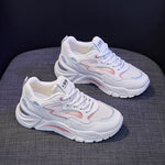 811-1 Scarpe casual traspiranti primaverili Scarpe sportive da donna in mesh con pannelli in pelle, 35, 36, 37, 38, 39, 40