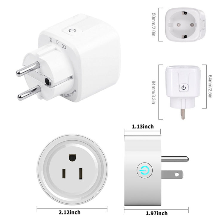 Smart Socket WiFi Tuya con controllo vocale e timer