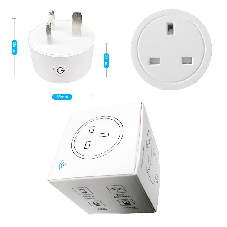 Smart Socket WiFi Tuya con controllo vocale e timer