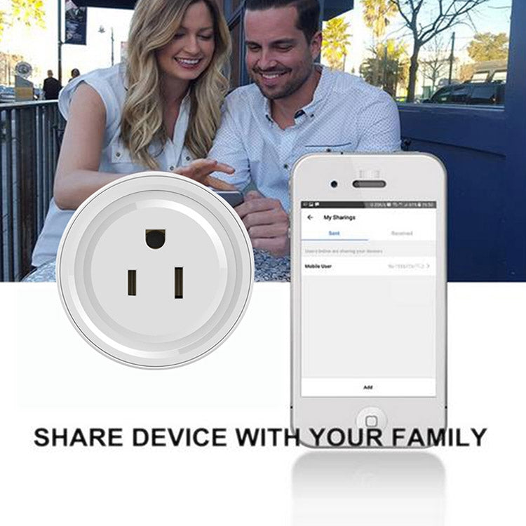 Smart Socket WiFi Tuya con controllo vocale e timer