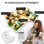 Smart Socket WiFi Tuya con controllo vocale e timer