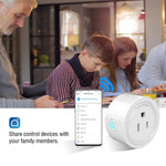 Smart Socket WiFi Tuya con controllo vocale e timer