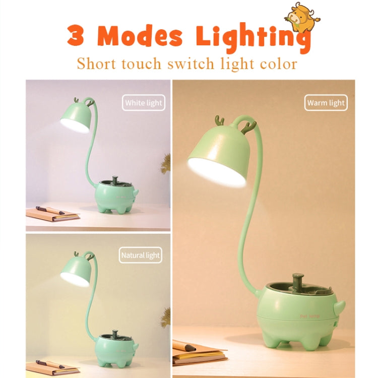 GIVELONG Intelligent Induction Touch Three Gear Metropolis Luce per animali domestici con ricarica USB, Pet Light Bear, Pet Light Rabbit, Pet Light Deer, Pet Light Calf
