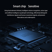 Tuya Smart App WiFi Allarme a infrarossi Smart Home Rilevatore a infrarossi del corpo umano PIR, Infrared Detector PIR