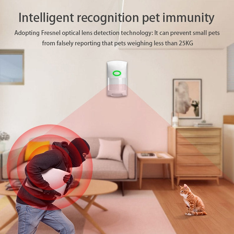 Rilevatore PIR WiFi Tuya per Smart Home con app