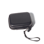 Per FUJIFILM Instax Mini EVO Link LiPlay Borsa per fotocamera in pelle PU con cinturino da polso, Black, Pink, Phantom Purple, Phantom Silver