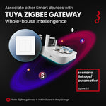 Interruttore a parete smart Tuya ZigBee 1-4 vie bianco/grigio