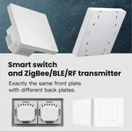 Interruttore a parete smart Tuya ZigBee 1-4 vie bianco/grigio