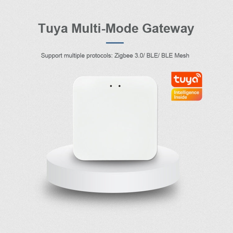 Tuya Intelligent Wireless Gateway Bluetooth Mesh + Zigbee Multimode Network Remote Control Full House Smart Device, Wireless Gateway