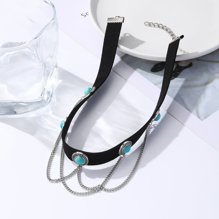 Punk Vintage Velluto Clavicola Catena Metal Rock Collana, Spec:, N2211-8, N2211-9, N2211-10, N2211-12, N2211-11