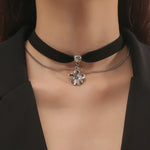 Punk Vintage Velluto Clavicola Catena Metal Rock Collana, Spec:, N2211-8, N2211-9, N2211-10, N2211-12, N2211-11