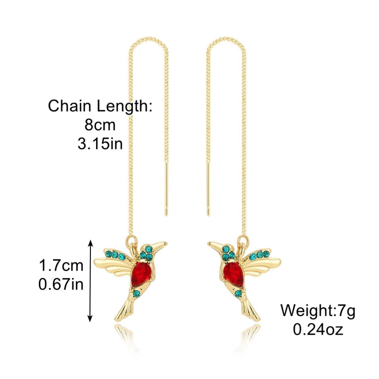 Orecchini semplici da donna con filo lungo, E2104-4 Red Bird, E2104-5 Blue Bird, E2210-1 Dual Ball C Clip, E2210-2 Pearl, E2210-3 Vermiculite, E2210-4 Crystal, E2210-5 Eyes, E2210-6 Moon, E2210-7 Four-pointed Star, E2210-8 Love, E2210-9 Bee            ...