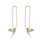 Orecchini semplici da donna con filo lungo, E2104-4 Red Bird, E2104-5 Blue Bird, E2210-1 Dual Ball C Clip, E2210-2 Pearl, E2210-3 Vermiculite, E2210-4 Crystal, E2210-5 Eyes, E2210-6 Moon, E2210-7 Four-pointed Star, E2210-8 Love, E2210-9 Bee            ...