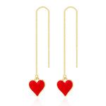 Orecchini semplici da donna con filo lungo, E2104-4 Red Bird, E2104-5 Blue Bird, E2210-1 Dual Ball C Clip, E2210-2 Pearl, E2210-3 Vermiculite, E2210-4 Crystal, E2210-5 Eyes, E2210-6 Moon, E2210-7 Four-pointed Star, E2210-8 Love, E2210-9 Bee            ...