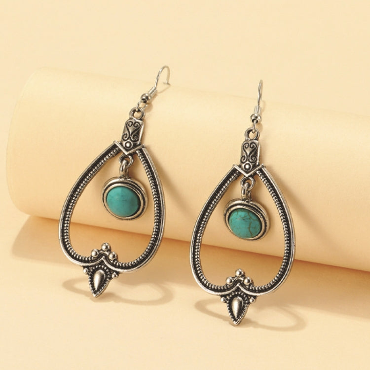 Ciondolo vintage con maglione in pietra naturale turchese bohémien, modello:, Necklace Ear Ring Set, Two-pointed Necklace, N2111-11 Earrings Accessories, N211-12 Leaf Neck Chain, N2111-13 Three Stones, N2111-14 Eight Stones, N211-15 Circle             ...