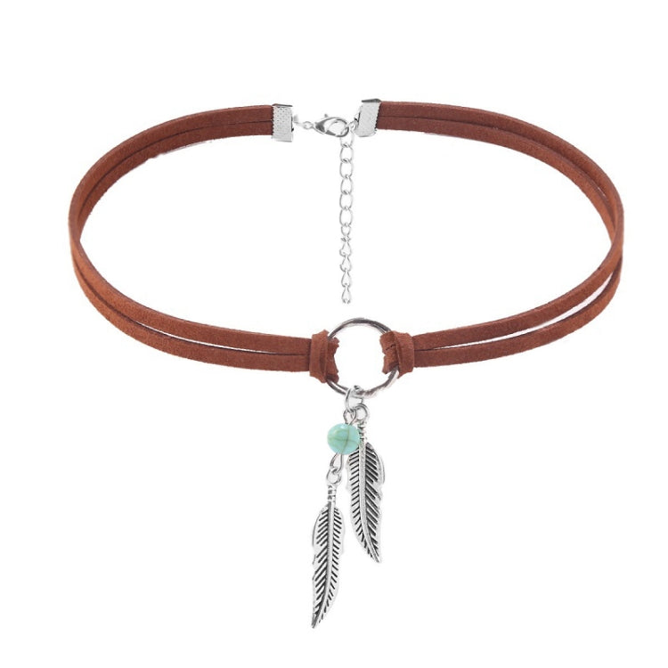 Ciondolo vintage con maglione in pietra naturale turchese bohémien, modello:, Necklace Ear Ring Set, Two-pointed Necklace, N2111-11 Earrings Accessories, N211-12 Leaf Neck Chain, N2111-13 Three Stones, N2111-14 Eight Stones, N211-15 Circle             ...