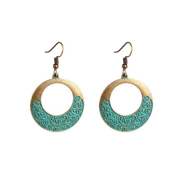 Ciondolo vintage con maglione in pietra naturale turchese bohémien, modello:, Necklace Ear Ring Set, Two-pointed Necklace, N2111-11 Earrings Accessories, N211-12 Leaf Neck Chain, N2111-13 Three Stones, N2111-14 Eight Stones, N211-15 Circle             ...