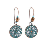 Ciondolo vintage con maglione in pietra naturale turchese bohémien, modello:, Necklace Ear Ring Set, Two-pointed Necklace, N2111-11 Earrings Accessories, N211-12 Leaf Neck Chain, N2111-13 Three Stones, N2111-14 Eight Stones, N211-15 Circle             ...