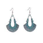 Ciondolo vintage con maglione in pietra naturale turchese bohémien, modello:, Necklace Ear Ring Set, Two-pointed Necklace, N2111-11 Earrings Accessories, N211-12 Leaf Neck Chain, N2111-13 Three Stones, N2111-14 Eight Stones, N211-15 Circle             ...