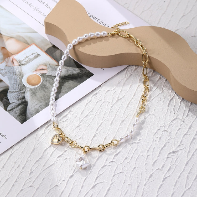 Catena della clavicola della collana del temperamento delle donne, N2210-7 Pearl Chain Love, N2210-8 Thick Chain Love, N2209-2 Light Drilling Love, N2209-11 Colorful Love, N2209-5 Double-layer Green Love, N2209-1 Twist Stick Square Pearl               ...