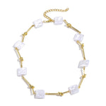 Catena della clavicola della collana del temperamento delle donne, N2210-7 Pearl Chain Love, N2210-8 Thick Chain Love, N2209-2 Light Drilling Love, N2209-11 Colorful Love, N2209-5 Double-layer Green Love, N2209-1 Twist Stick Square Pearl               ...