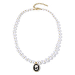 Catena della clavicola della collana del temperamento delle donne, N2210-7 Pearl Chain Love, N2210-8 Thick Chain Love, N2209-2 Light Drilling Love, N2209-11 Colorful Love, N2209-5 Double-layer Green Love, N2209-1 Twist Stick Square Pearl               ...