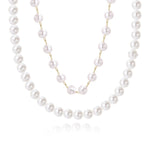 Catena della clavicola della collana del temperamento delle donne, N2210-7 Pearl Chain Love, N2210-8 Thick Chain Love, N2209-2 Light Drilling Love, N2209-11 Colorful Love, N2209-5 Double-layer Green Love, N2209-1 Twist Stick Square Pearl               ...