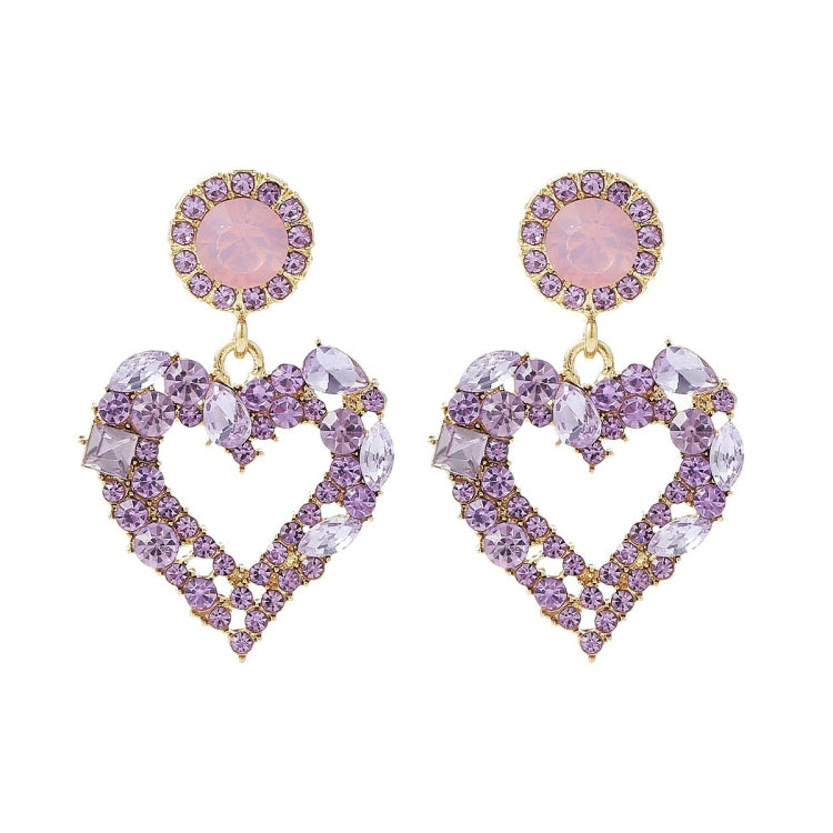 Orecchini Love Silver Needle Orecchini semplici, E2109-12 Purple Diamond, E2109-13 White Diamond, E2112-9 Gold Asymmetric Love, E2112-10 White K Asymmetric Love