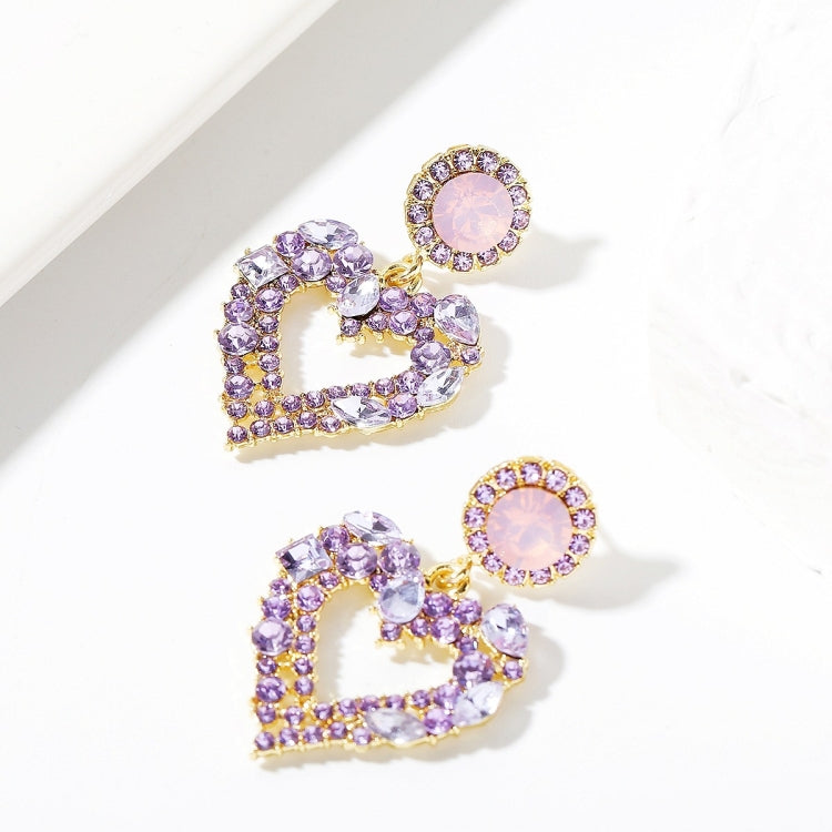 Orecchini Love Silver Needle Orecchini semplici, E2109-12 Purple Diamond, E2109-13 White Diamond, E2112-9 Gold Asymmetric Love, E2112-10 White K Asymmetric Love