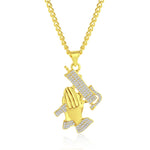 Catene esagerate della clavicola della collana di stile di Hip Hop, 1010400301 Gold Column, 1010400302 Silver Column, 1010400401 Full Score, 1010400501  YRN, 1010401102 AK47, 1010401202 Crown Lion Head, 1010401301 Prayer, 1010401302 Handheld           ...
