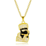 Catene esagerate della clavicola della collana di stile di Hip Hop, 1010400301 Gold Column, 1010400302 Silver Column, 1010400401 Full Score, 1010400501  YRN, 1010401102 AK47, 1010401202 Crown Lion Head, 1010401301 Prayer, 1010401302 Handheld           ...