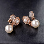 Orecchini barocchi Perla Clip per orecchio da donna senza piercing all'orecchio, 1202 Long Gold, 1201 Long Silver, 0402 Short Gold, 0401 Short Silver, E2109-7 Half Round, E2109-8 Half Ellipse, E2109-10 Leaf Model, E2109-11 Five Small Pearls            ...