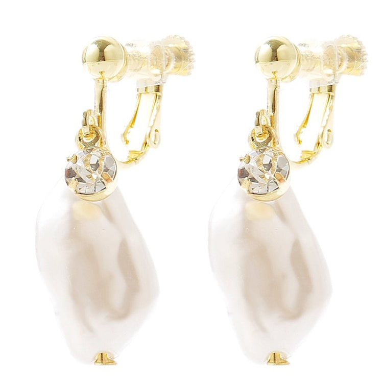 Orecchini barocchi Perla Clip per orecchio da donna senza piercing all'orecchio, 1202 Long Gold, 1201 Long Silver, 0402 Short Gold, 0401 Short Silver, E2109-7 Half Round, E2109-8 Half Ellipse, E2109-10 Leaf Model, E2109-11 Five Small Pearls            ...