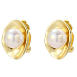 Orecchini barocchi Perla Clip per orecchio da donna senza piercing all'orecchio, 1202 Long Gold, 1201 Long Silver, 0402 Short Gold, 0401 Short Silver, E2109-7 Half Round, E2109-8 Half Ellipse, E2109-10 Leaf Model, E2109-11 Five Small Pearls            ...