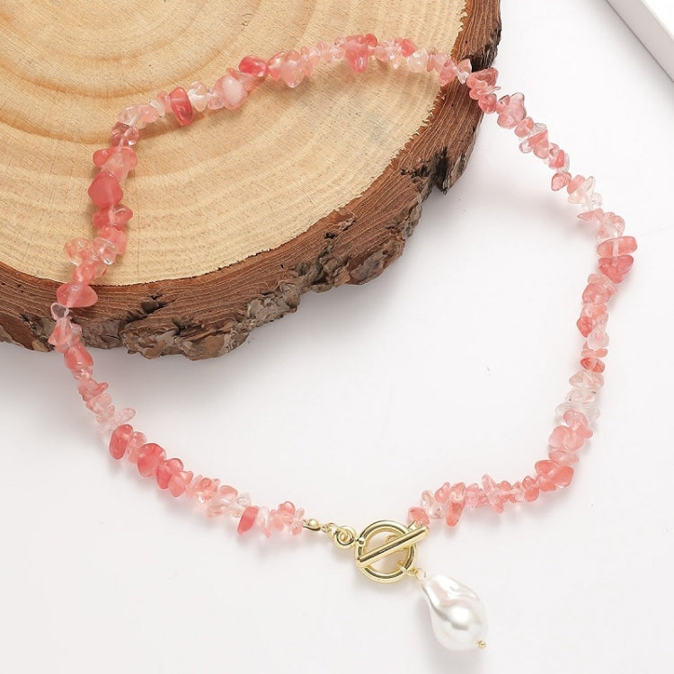 Collana in pietra naturale spezzata colorata Boho, modello:, N2105-9 Color Stone Pearl Pendant, N2206-8 Pink Stone, N2206-9 Light Blue Stone, N2206-10 Multi-color Stone, N2206-11 Transparent Stone, N2106-23 Pink Stone Single Chain                      ...