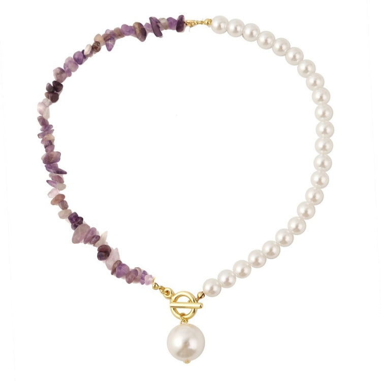 Collana in pietra naturale spezzata colorata Boho, modello:, N2105-9 Color Stone Pearl Pendant, N2206-8 Pink Stone, N2206-9 Light Blue Stone, N2206-10 Multi-color Stone, N2206-11 Transparent Stone, N2106-23 Pink Stone Single Chain                      ...