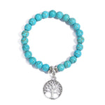 Bracciale con perline da donna Turchese Stile etnico Gioielli con ciondoli, S2208-2 Owl, S2208-3 Butterfly, S2208-4 Sea Star, S2208-5 Life Tree, S2208-1 Eyes, S2203-12 Cross, S2203-13 Turquoise Pendant, S2212-1 Eyes, S2303-1, S2303-2 Turtles           ...